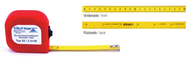 Durchmesser-Taschenrollbandmaß